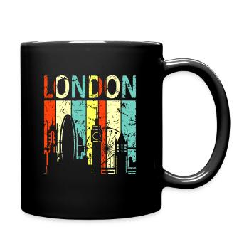 Londres - Mug uni - noir - Droite
