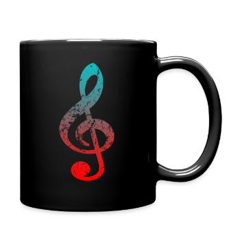 Clef - Full Colour Mug - black - Right