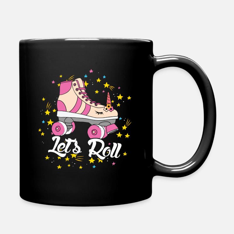 Amoureux de la Licorne Roller - Mug uni - noir
