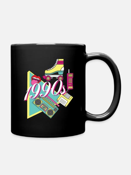 Années 1990 Meilleure tenue rétro - Mug uni - noir