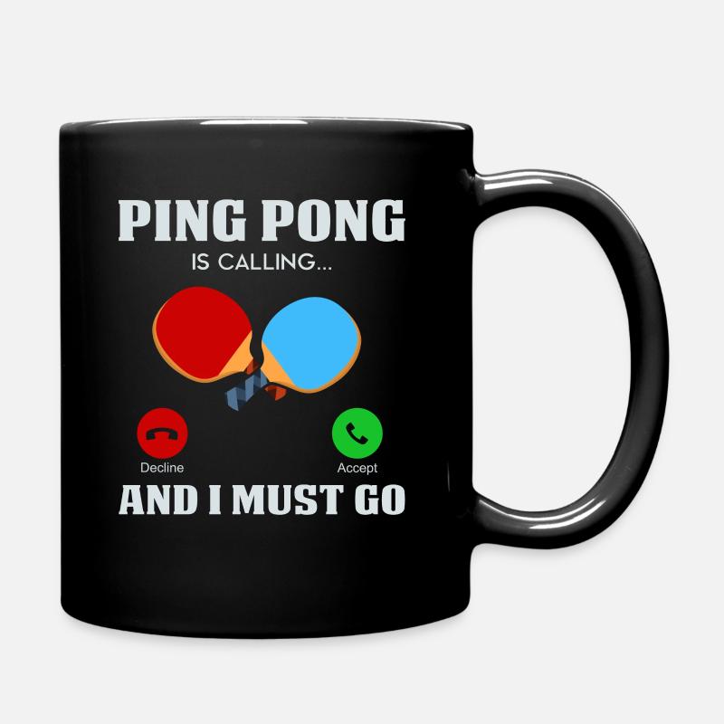 Ping-pong - Mug uni - noir