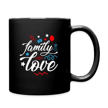 Family family love family love i love my family - Full Colour Mug - black - Right