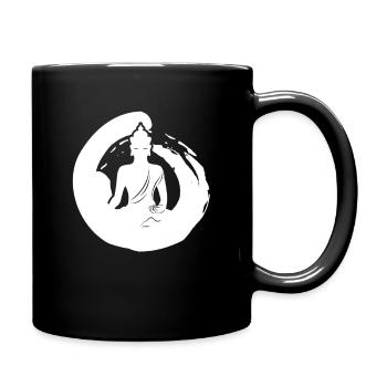 Buddha Zen - Full Colour Mug - black - Right