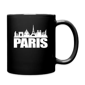 Paris - Tasse einfarbig - Schwarz - Rechts