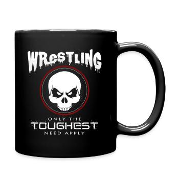 Wrestling - Tasse einfarbig - Schwarz - Rechts