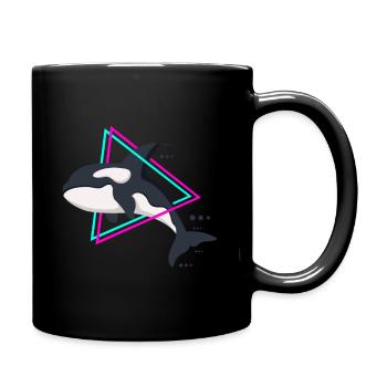 killer whale - Full Colour Mug - black - Right