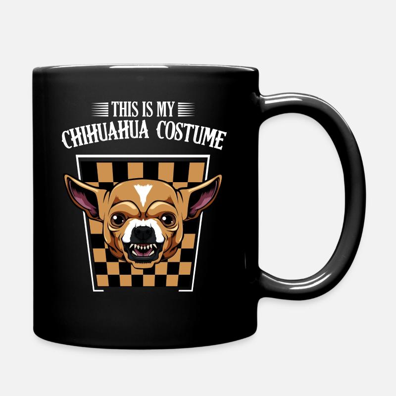 Chihuahua - Tasse einfarbig - Schwarz