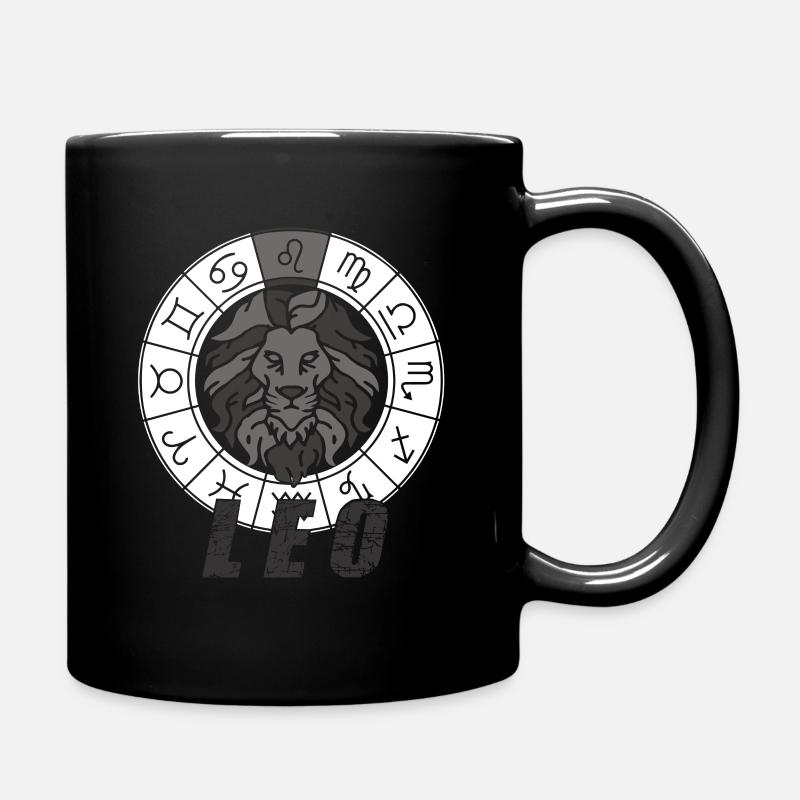 Zodiac Leo - Mug uni - noir