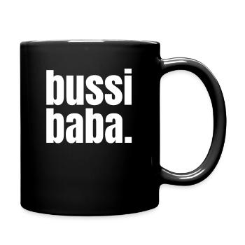 Bussi Baba. - Tasse einfarbig - Schwarz - Rechts