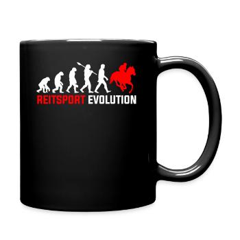 Reitsport Evolution - Tasse einfarbig - Schwarz - Rechts