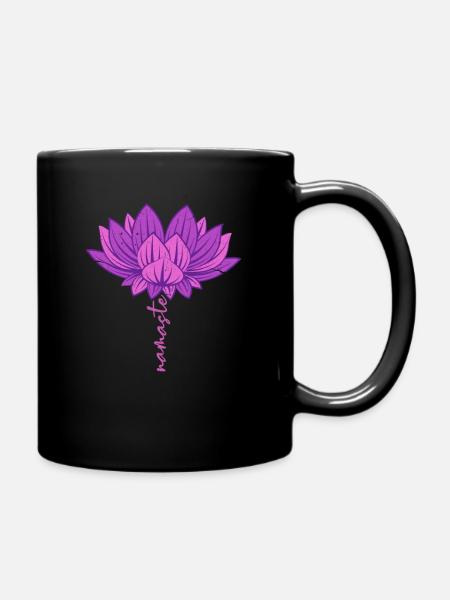Namaste - Full Colour Mug - black