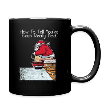 Chimney sweep christmas gift - Full Colour Mug - black - Right