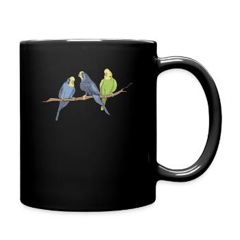 oiseaux - Mug uni - noir - Droite