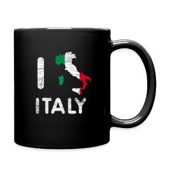 Cadeau Italie - Mug uni - noir - Droite