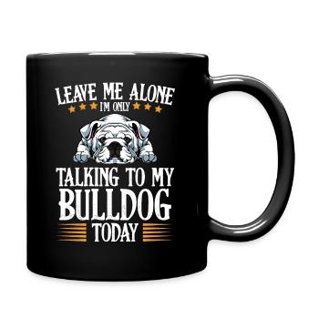 Bouledogue - Mug uni - noir - Droite