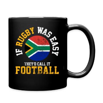Rugby Afrique du Sud - Mug uni - noir - Droite