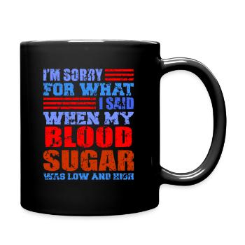 Diabetes Diabetes - Full Colour Mug - black - Right