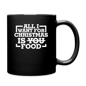 Christmas Funny Gift Christmas T-Shirt - Full Colour Mug - black - Right
