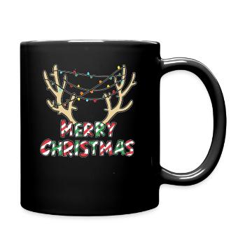 Christmas Funny Gift Christmas T-Shirt - Full Colour Mug - black - Right