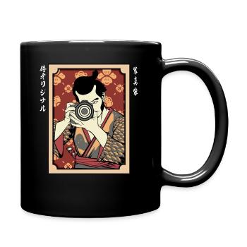 photographer - Full Colour Mug - black - Right