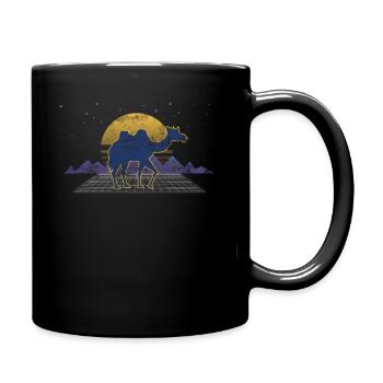 Chameau, egypte, vacances, sahara, désert, animal - Mug uni - noir - Droite