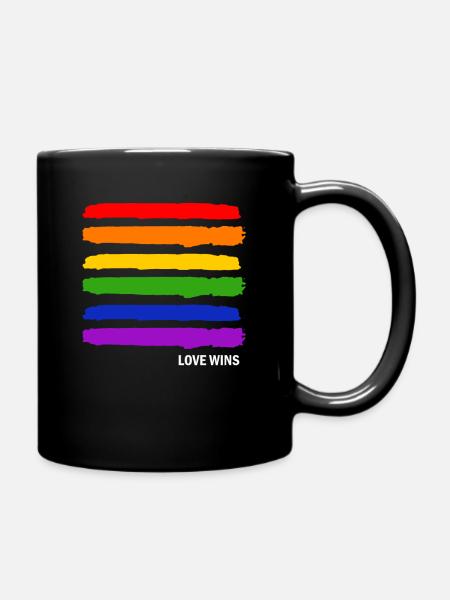 Gay Pride Gift - Full Colour Mug - black