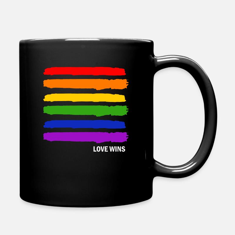 Gay Pride Gift - Full Colour Mug - black
