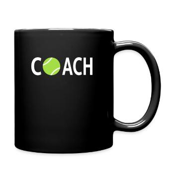 Tennis, Tennis player, - Full Colour Mug - black - Right