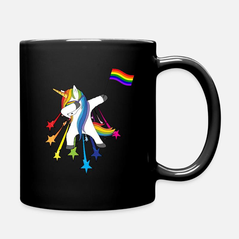 Gay Pride Geschenk - Tasse einfarbig - Schwarz
