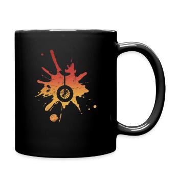 Monocycle monocycle monocycle - Mug uni - noir - Droite