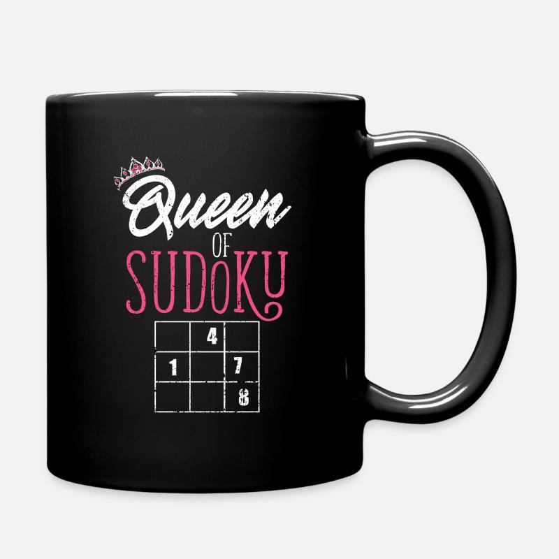 Sudoku - Tasse einfarbig - Schwarz