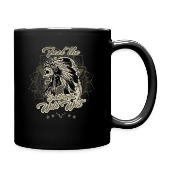 Ressentez l'esprit du Far West - Mug uni - noir - Droite