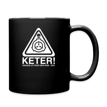 Classification Keter SCP Foundation Secure Contain - Mug uni - noir - Droite