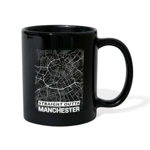 Straight Outta Manchester city centre city map - Full Colour Mug