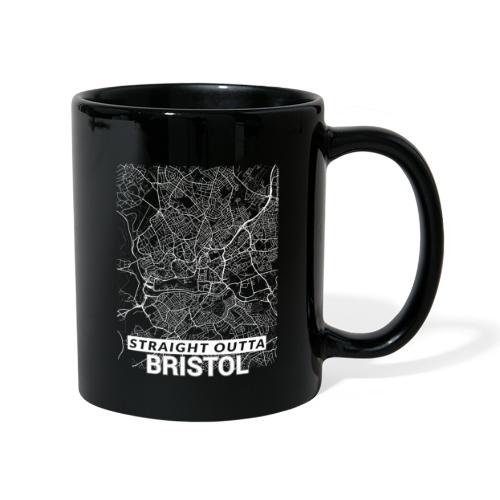 Straight Outta Bristol city centre city map - Full Colour Mug