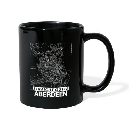 Straight Outta Aberdeen city map and streets - Full Colour Mug