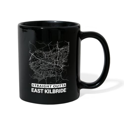 Straight Outta East Kilbride city map and streets - Full Colour Mug