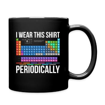Tableau périodique de chimie - Mug uni - noir - Droite