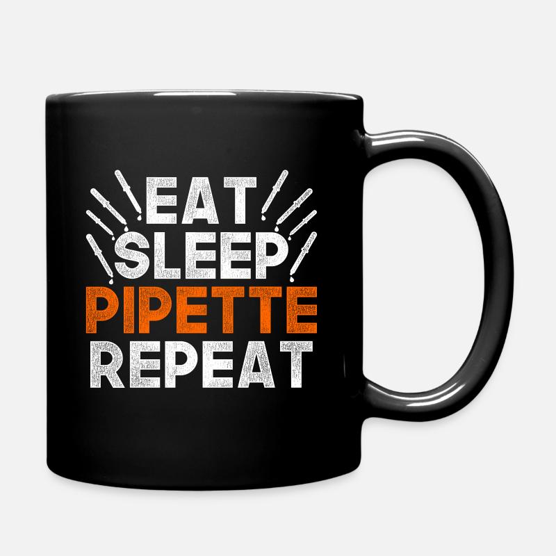 Biologie Labor - Tasse einfarbig - Schwarz