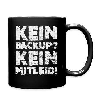 Informatik Administrator Geschenk - Tasse einfarbig - Schwarz - Rechts