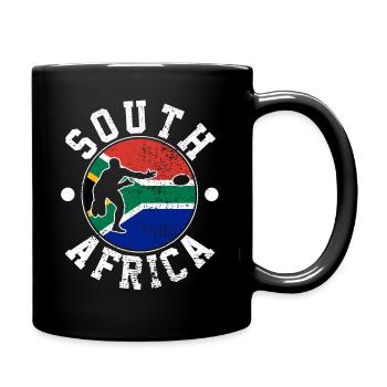 Rugby d'Afrique du Sud - Mug uni - noir - Droite