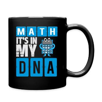 Math in my DNA! Gift idea, gift - Full Colour Mug - black - Right