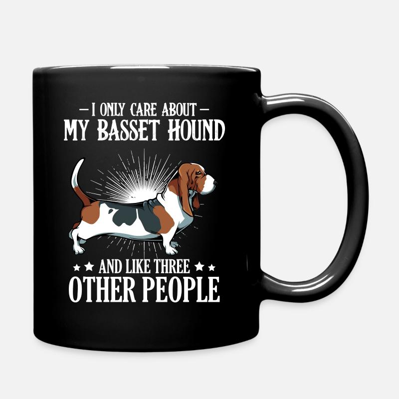 Basset Hound - Mug uni - noir