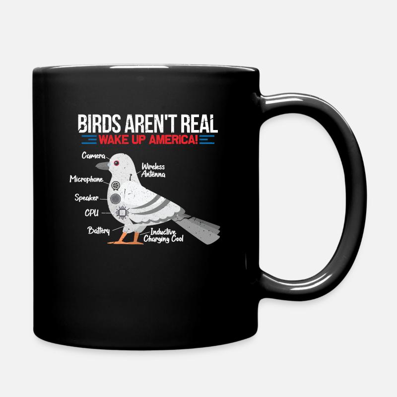 Birds Aren’t Real - Mug uni - noir