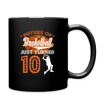 Le futur du basketball vient d'avoir 10-10 ans de cadeau d'anniversaire - Mug uni - noir - Droite