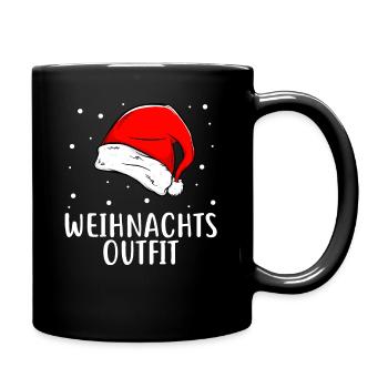 Weihnachtsoutfit Weihnachten Geschenk T-Shirt - Tasse einfarbig - Schwarz - Rechts