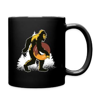 Don de pâtisseries pour beignets et pâtisseries bigfoot - Mug uni - noir - Droite