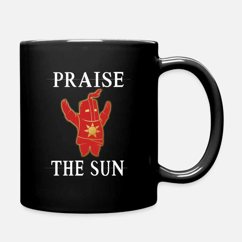 Loue le soleil - Mug uni - noir