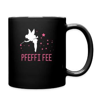 pfeffi fairy - Full Colour Mug - black - Right