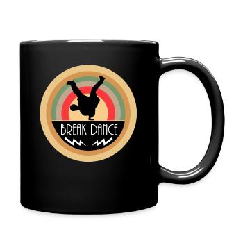 break dancing - Full Colour Mug - black - Right